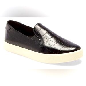 Cole Haan Grandpro Spectator Series Slip On Leather Sneakers 7.5 Black Casual